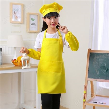 翔泽 韩版儿童围裙 烘焙绘画书法衣罩 无袖 可定制