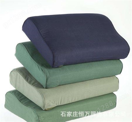 恒万服饰 宿舍学生用定型枕 单人枕头硬质棉 军训内务护颈枕